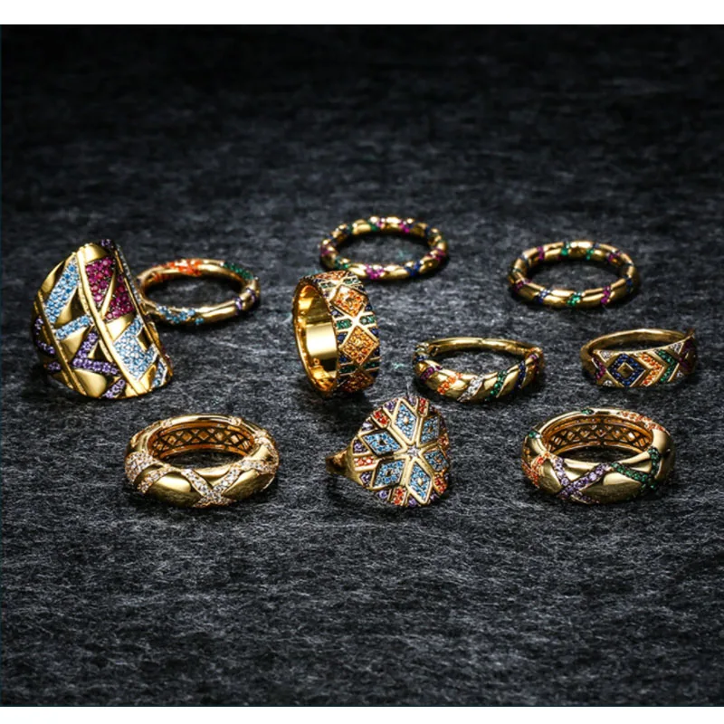 

JZ03 High Quality Moroccan Ring Original Tribe Series Ocean Series Six-pointed Star Series Free Shipping