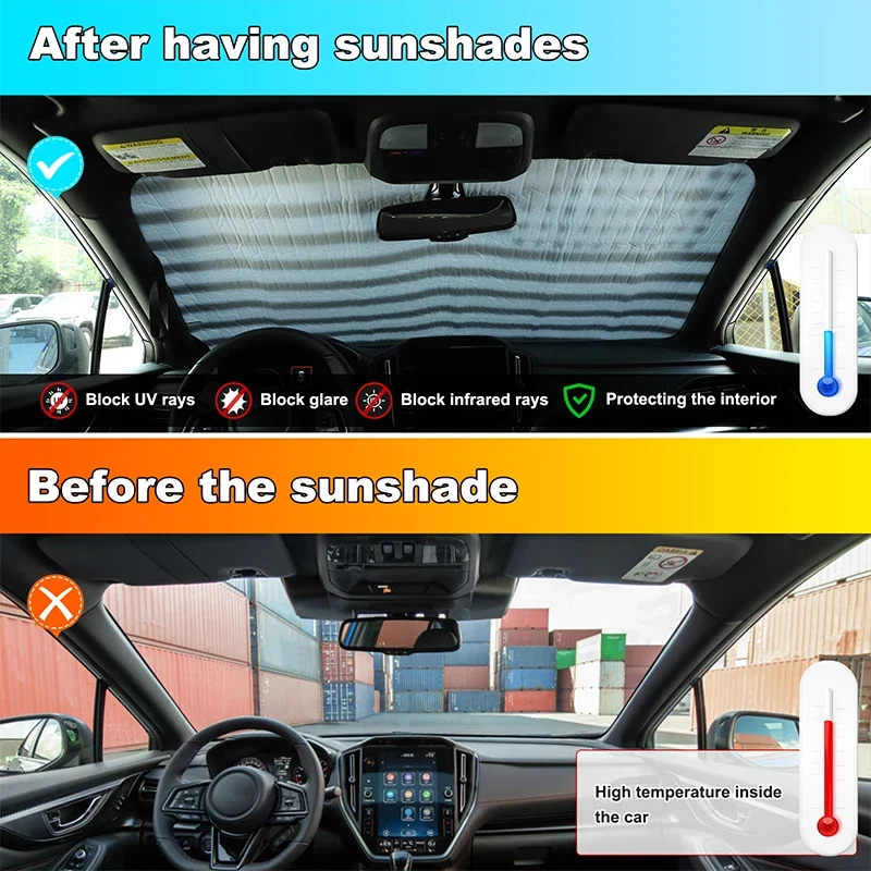 Для Subaru WRX 2022 + Автомобильный передний лобовое стекло Анти-УФ Солнцезащитный