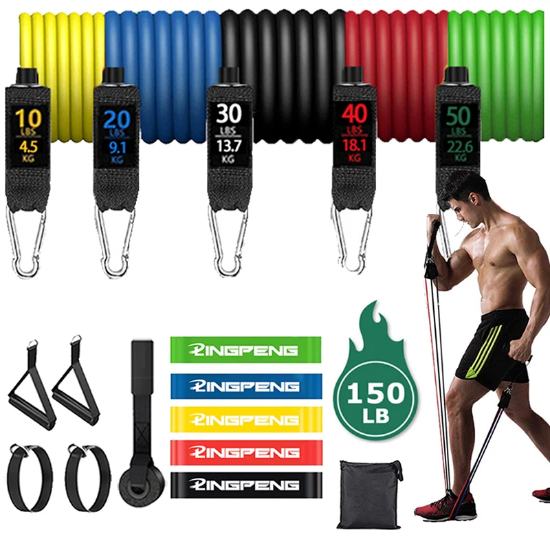 

Fitness Pull Rope Yoga Rubber Band Elastic Belt Upgrade Training Belt Pilates Fitness Equipment Combination Gym Traction Rope