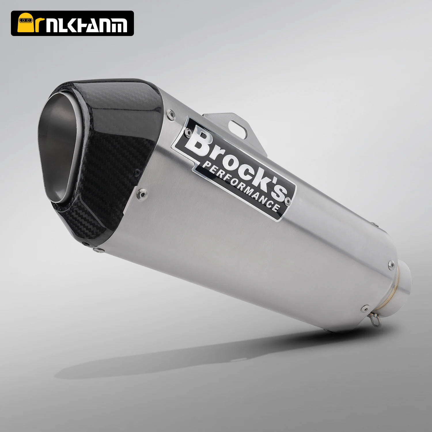 

Универсальный выхлоп Brock CT, глушитель хвостовой секции с крышкой из углеродного волокна для Hayabusa GSX1300 GSX-R1000 ZX14R S1000RR