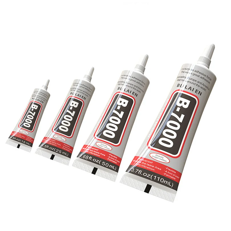 

LOLEDE 15ML 25ML 50ML 110ML B7000 Multipurpose Diy Glue Clear Contact Phone Repair Adhesive Precision Applicator Tip