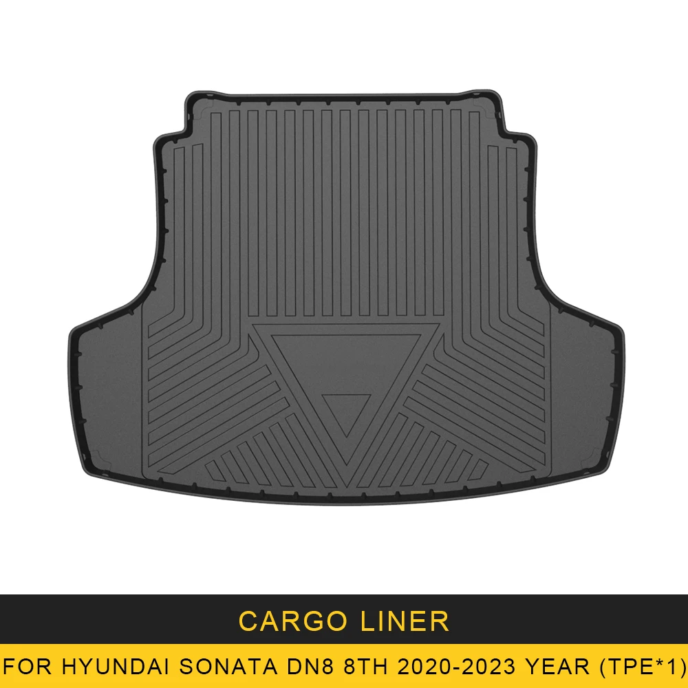 Для Hyundai Sonata DN8 8th 2020-2023 автомобильный багажник коробка коврик TPE