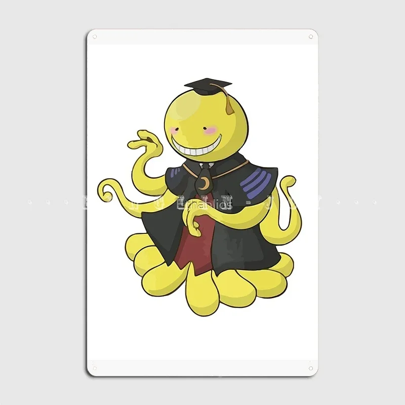 Фото Класс убийства Angry Koro Sensei Shy And Cute Metal Sign Custom Cinema Kitchen Plaques Pub Garage Tin Sign Poster №2