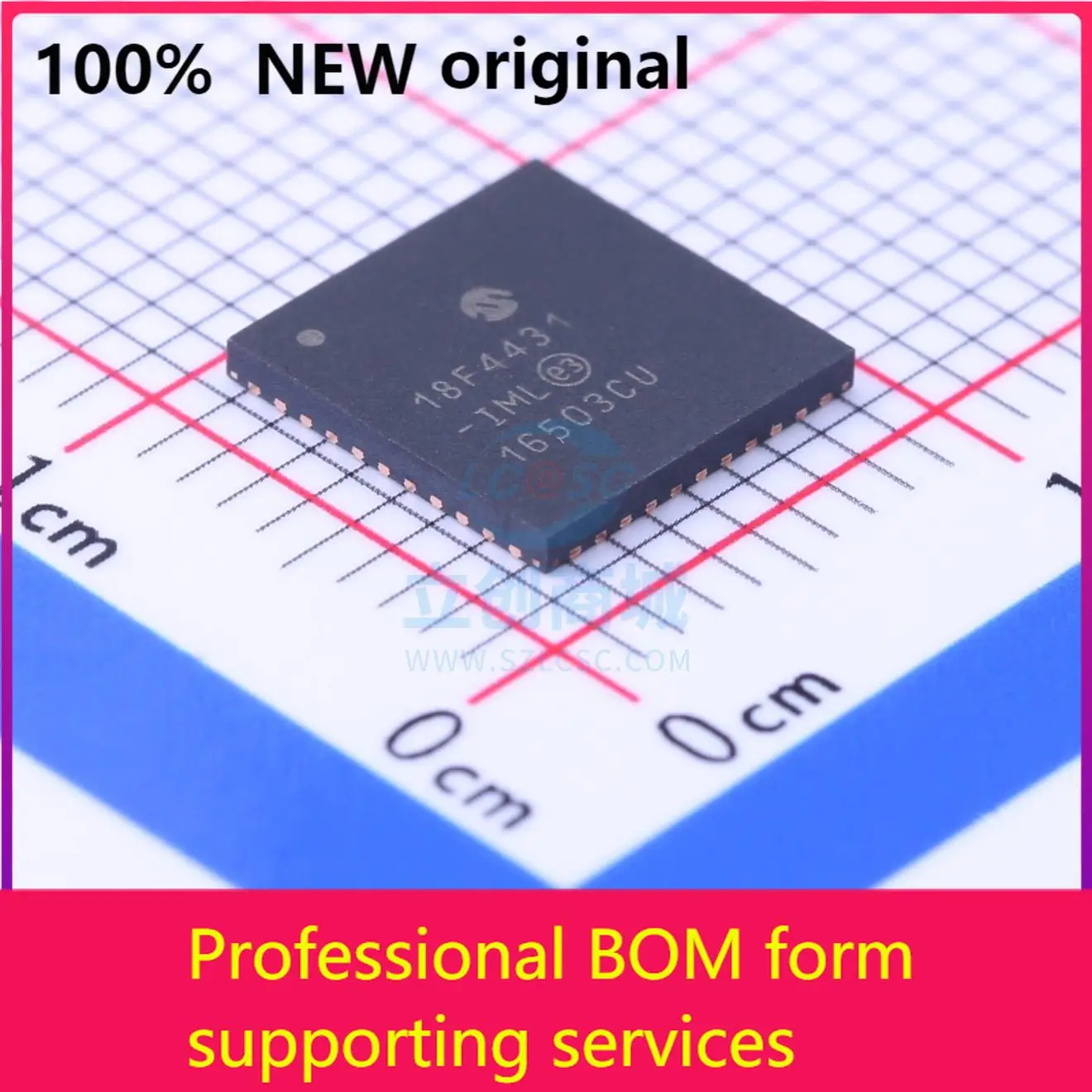 

PIC18F4431-I/ML PIC18F4431-I/MLNew original IC chip 100% original