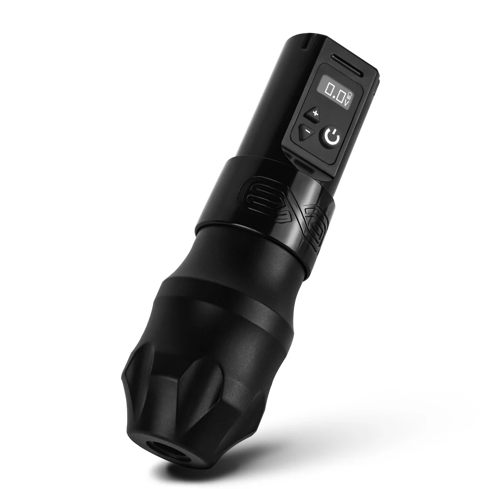 XNET EXO Professional Wireless Tattoo Pen Machine Powerful Coreless Motor 2100mAh Charge Battery Digital LED Display for Artist