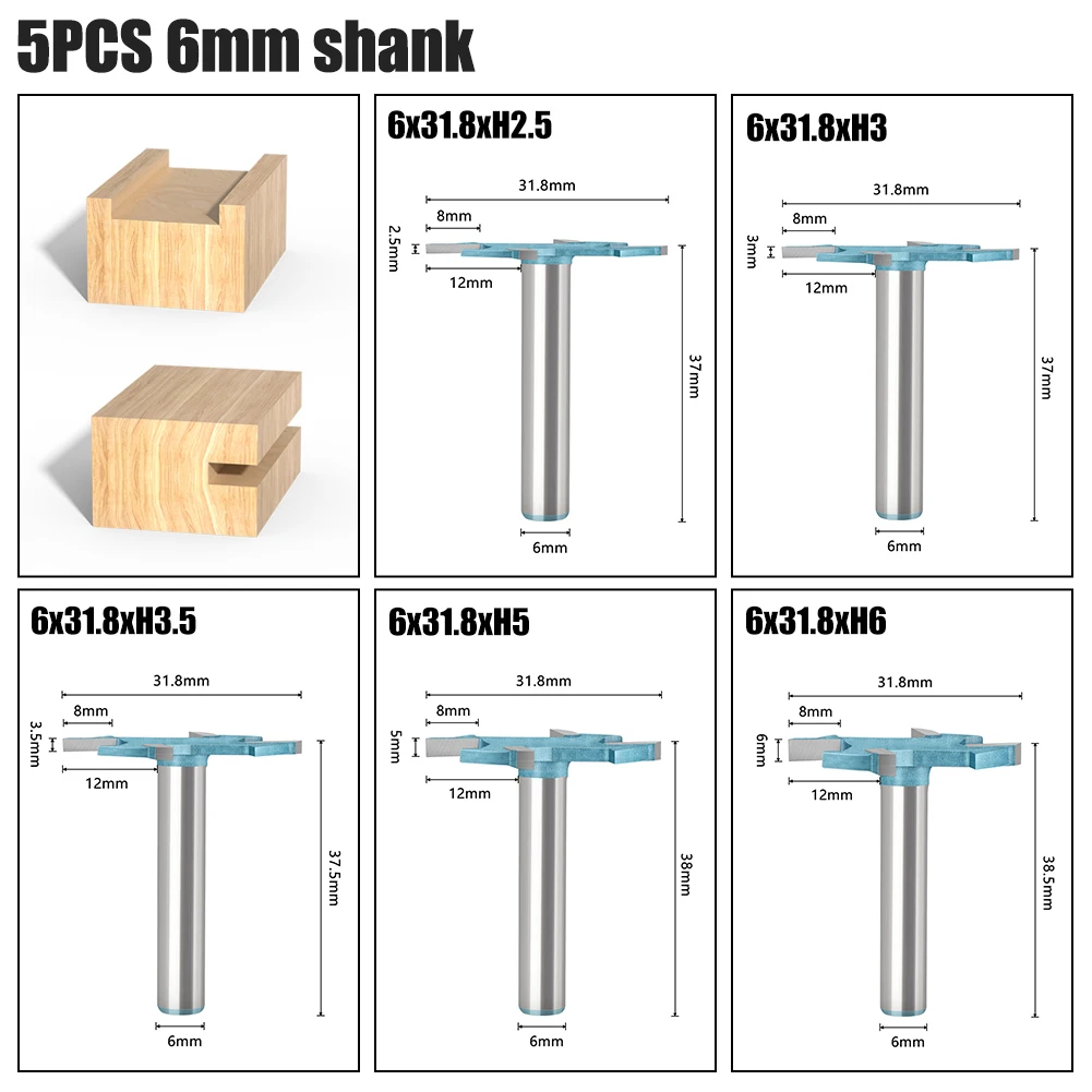 

Хвостовик фрезы 6 мм