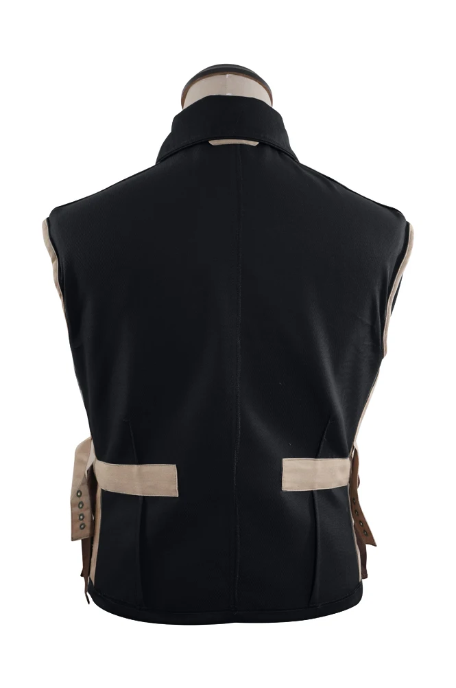 

GUDI-004 WWII German Heer panzer EM black gabardine wrap jacket