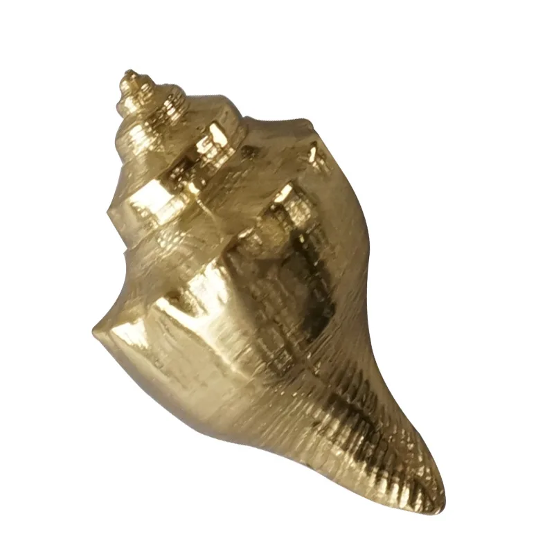 

Creative Conch Shaped Handles Furniture Handle Gold Decoration Pulls Hardware Drawer Cabinet Door Knob Shoes Cabinet Brass