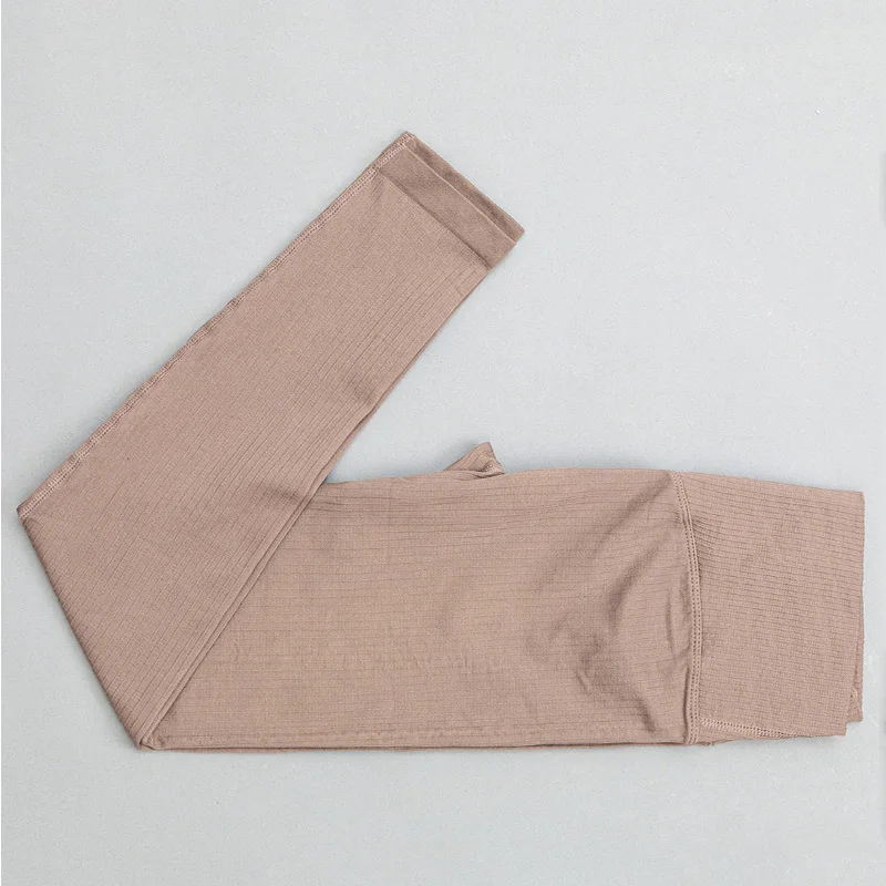 Seamless Yoga Pants Women Ribbed High Waist Fitness Workout Sports Leggings Push Up Running Trousers Tights Women Gym Clothing