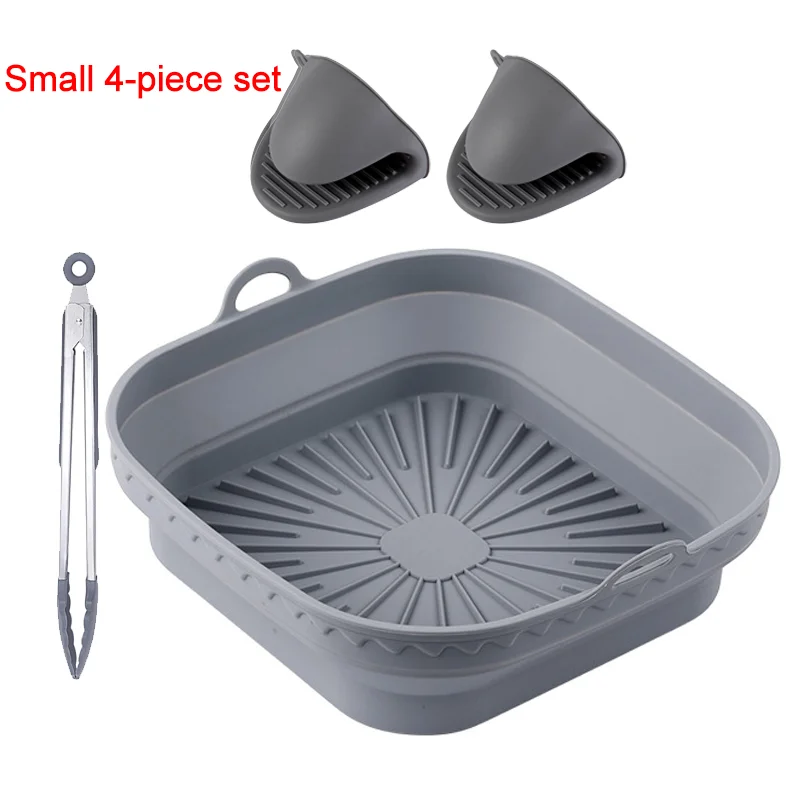 

Силиконовая форма для фритюрницы Квадратная силиконовая форма для горшка 18/20 см - Силиконовая корзина - Силиконовый поднос для COSORI 5,5 л