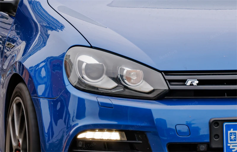 Абажур для передней фары прозрачная крышка корпуса проекционная защита Volkswagen VW