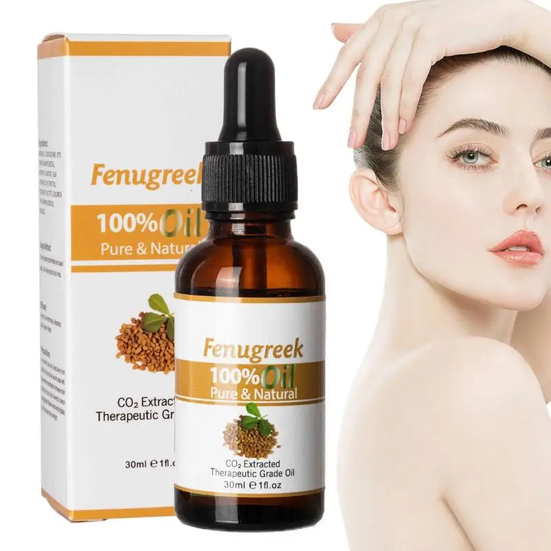 

100 Fenugreek Seed Oil 30ml Oil Control Face Care Gentle Essential Oil For Brightening Face Removing Pimples Shrinking Pores