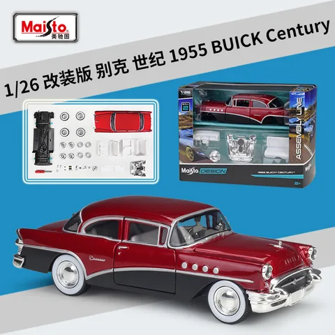 Maisto 1:24 Ford Mustang GT 1967 1955 Buick Century модель автомобиля