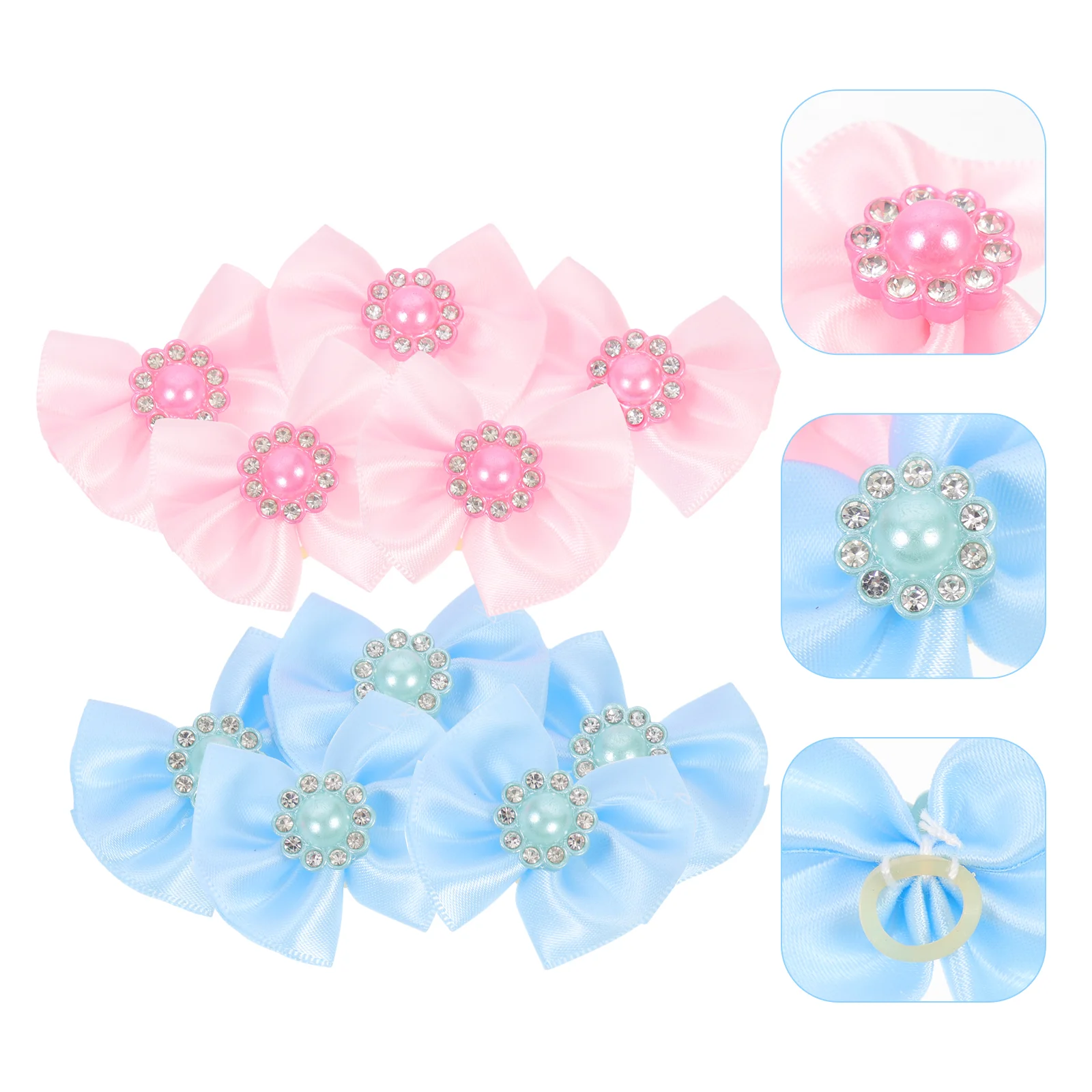 

Dog Hairbands Bowtie Pet Headdress Hair Party Decorative Accessories Bands Headbands