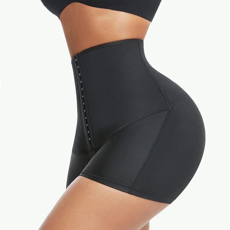 Neoprene Workout Sauna Shorts Tummy Control Sweat Waist Trainer Trimmer Belly Band Weight Loss Shorts Compression Body Shaper