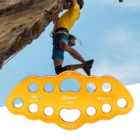 climbing descender plate convenient sturdy strong load bearing climbing supplies mountaineering rigging plate rigging plate