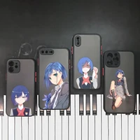 ichigo darling in the franxx anime phone case matte transparent for iphone 7 8 11 12 13 plus mini x xs xr pro max cover