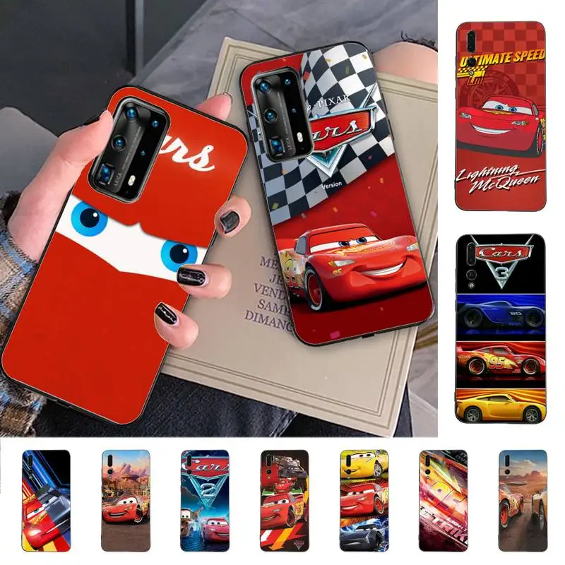 Disney Cars Lightning McQueen 95 Phone Case for Huawei P30 40 20 10 8 9 lite pro plus Psmart2019