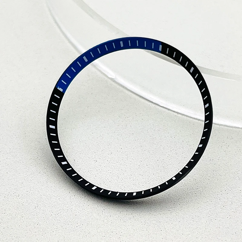 30.5mm Double Color Plastic Watch Chapter Rings Inside Diameter 27.5mm Fits Seiko SRPD SKX007 SKX009 SKX011 Watch Repair Parts