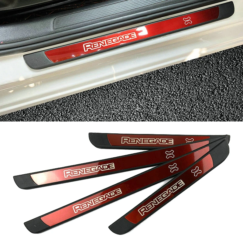 

Накладка на порог для Jeep Renegade 2015 2016 2017 2018 2019 2020 2022