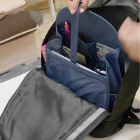 backpack organizer insert bag dark green shoulder bag school backpack tool organizer insert