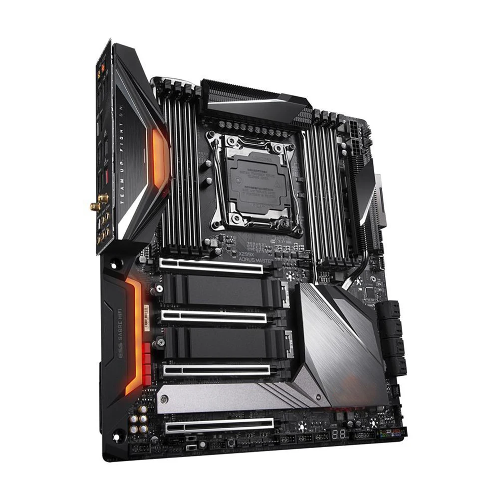 Новая материнская плата X299 X299X AORUS MASTER LGA2066 DDR4 256 ГБ E-ATX Высокое качество Быстрая доставка Новая материнская плата X299 X299X AORUS MASTER LGA2066 DDR4 256 ГБ E-ATX Высокое качество Быстрая доставка