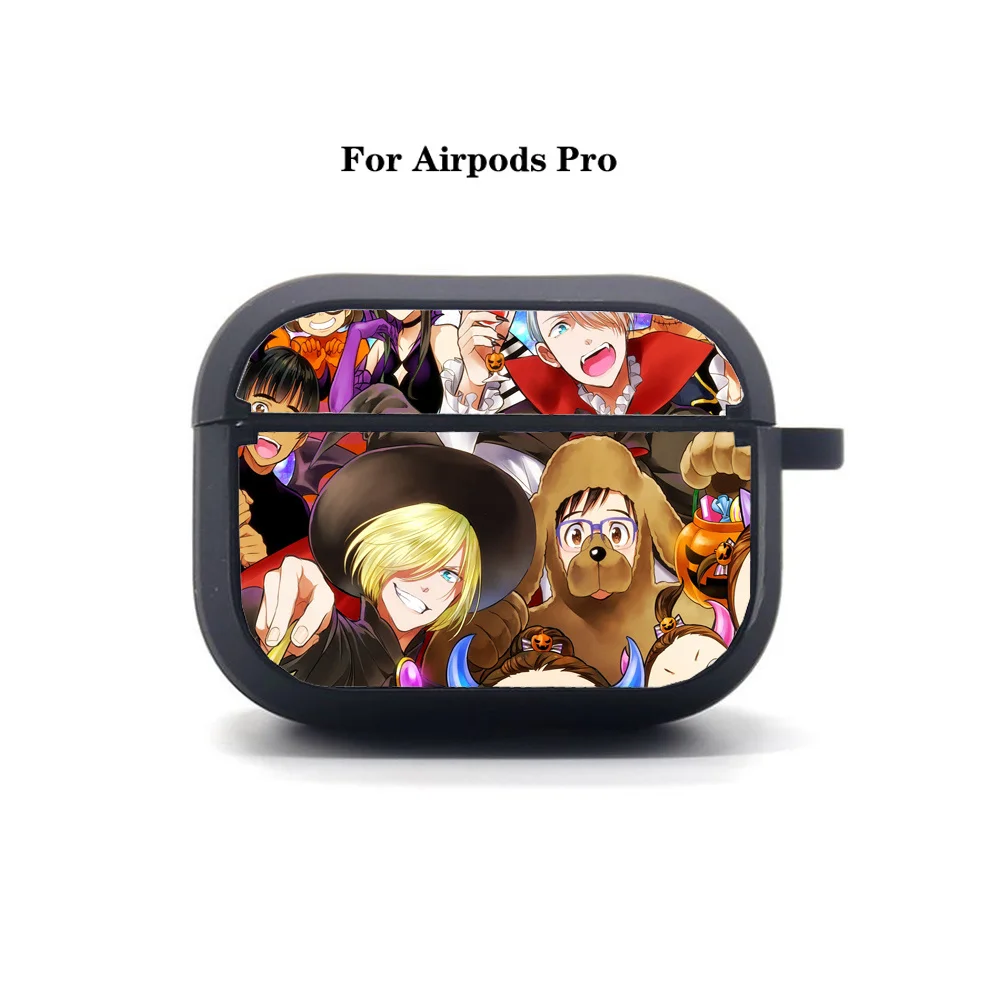 

Anime YURI!!! on ICE AirPods Pro case Cover Apple AirPods Pro Earphone bag Silicone Airpods Bluetooth Earphone Case