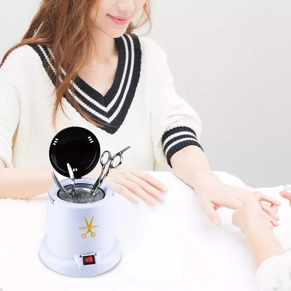 

NEW2023 Art Metal Tool Sterilization Cup Sterilizer Scissors Sterilizer Equipped with Quartz Sand Disinfection Tool for Foreign