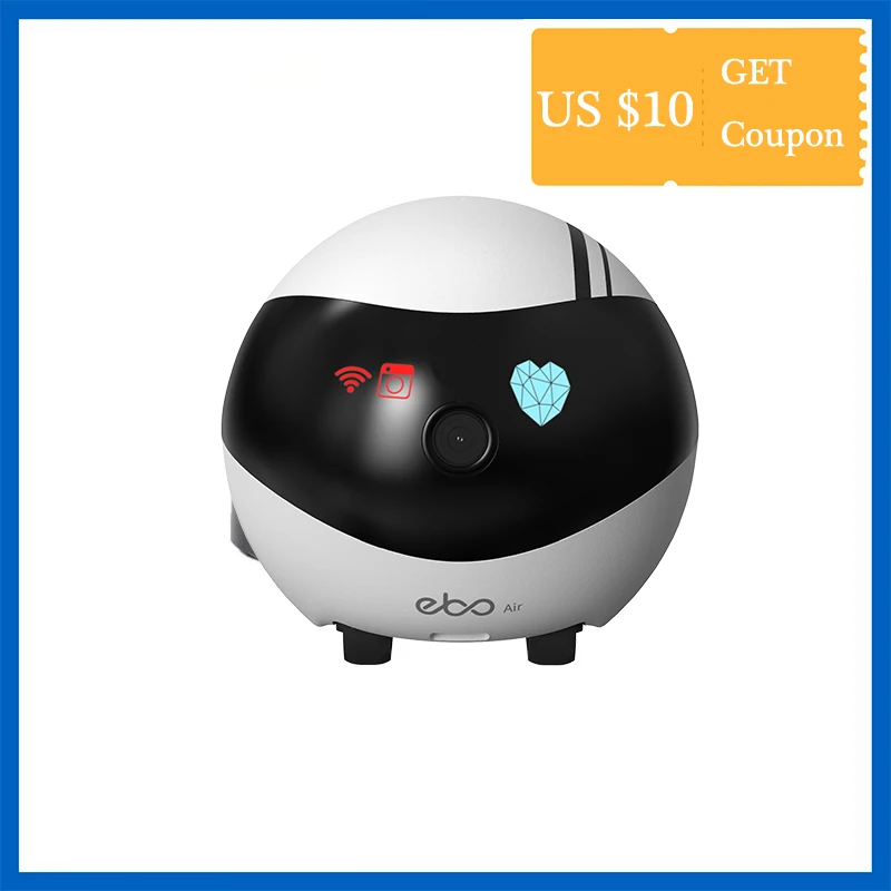 EBO AIR Catpal умный робот Al распознавание 1080P питомец кошка собака Запись голоса видео