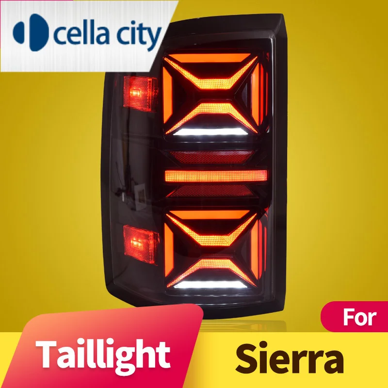 

Car Styling Tail Lamp for GMC SIERRA Tail Lights 2014-2018 GMC LED Tail Light DRL Brake Reverse Stop Lamp Automotive Accessories