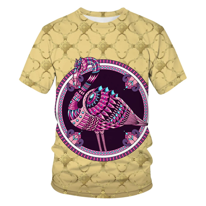 Летняя мужская и женская крутая футболка с коротким рукавом абстрактным