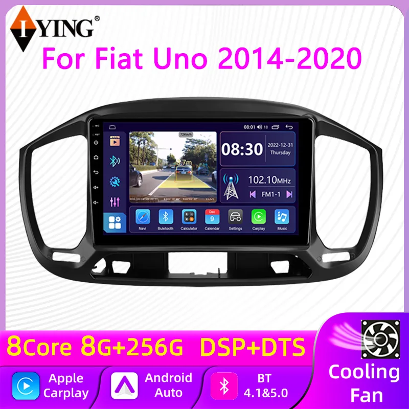 

For Fiat Uon 2014-2020 Automotive Smart Navigation Android 12 Wireless CarPlay Multimedia QLED Touchscreen Voice GPS SWC DSP