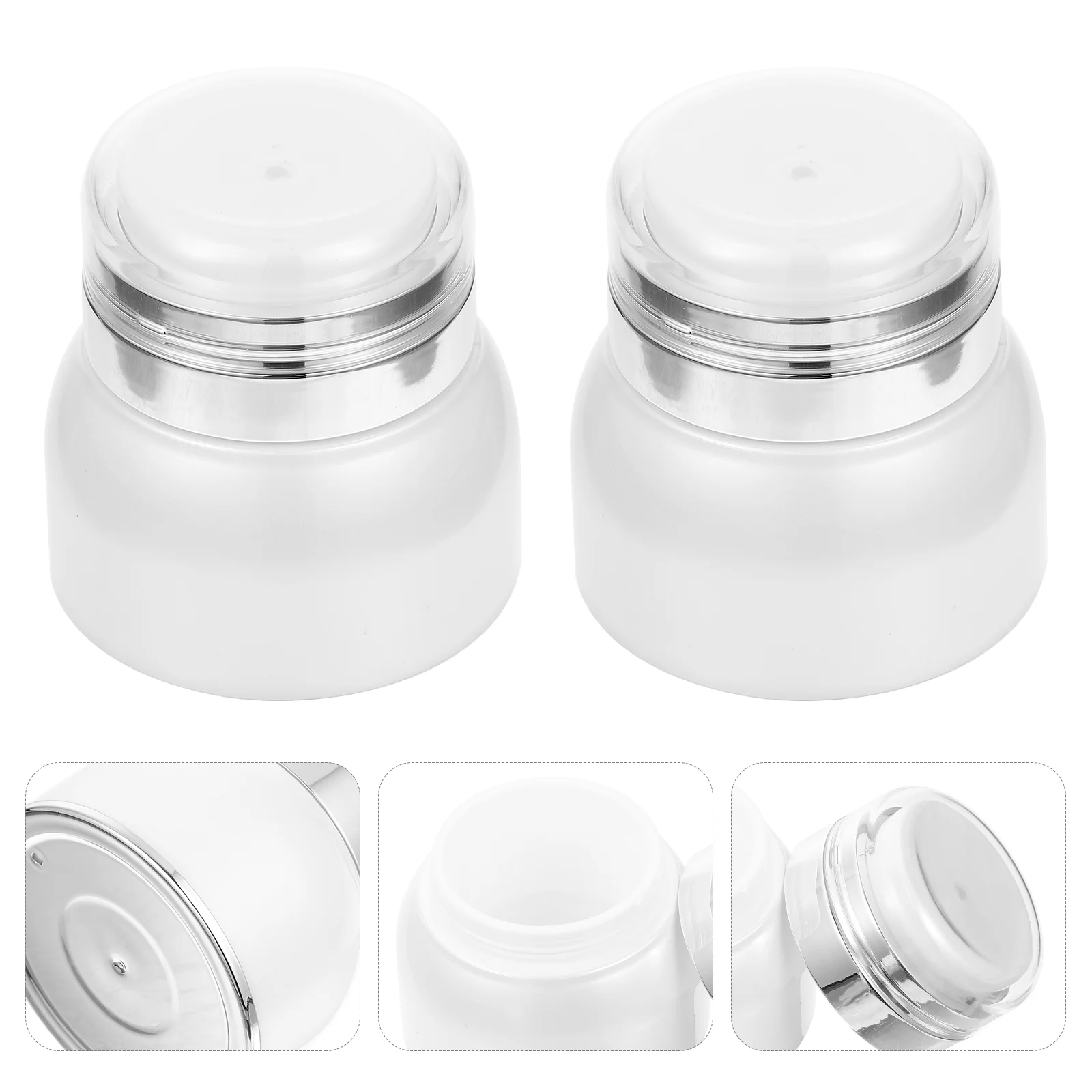 

Pump Airless Bottle Lotion Jar Cream Travel Container Jarscontainers Makeup Acrylic Refillable Bottles Vacuumsize Empty Sample