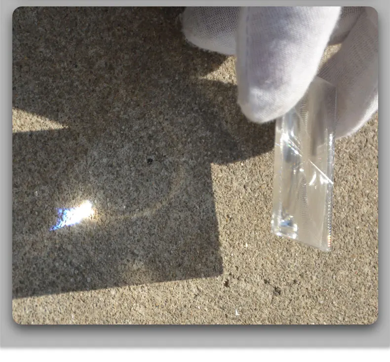 

2PCS 55mm Square Optical PMMA Fresnel Lens Focal Length 70mm Plane Magnifier Threaded Condenser Lamp Lighting