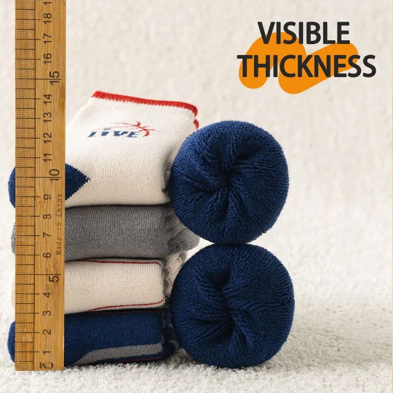 Носки махровые утепленные на возраст 1-16 лет 5 пар