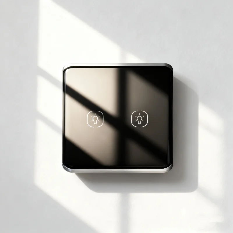 Фото Новая интеллектуальная изогнутая панель Tuya Zigbee: переключатель европейского стандарта 86, зеркало из закаленного стекла, одинарный/нейтральный провод Alexa, голосовое управление Google №1
