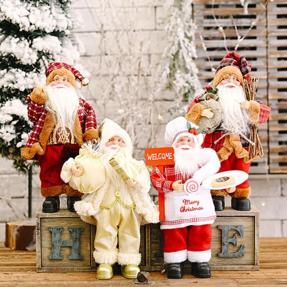 Santa Claus Merry Christmas Decorations 2023 For Home Christmas Ornaments Navidad Natal Xmas Gifts Happy New Year 2024 F0s0