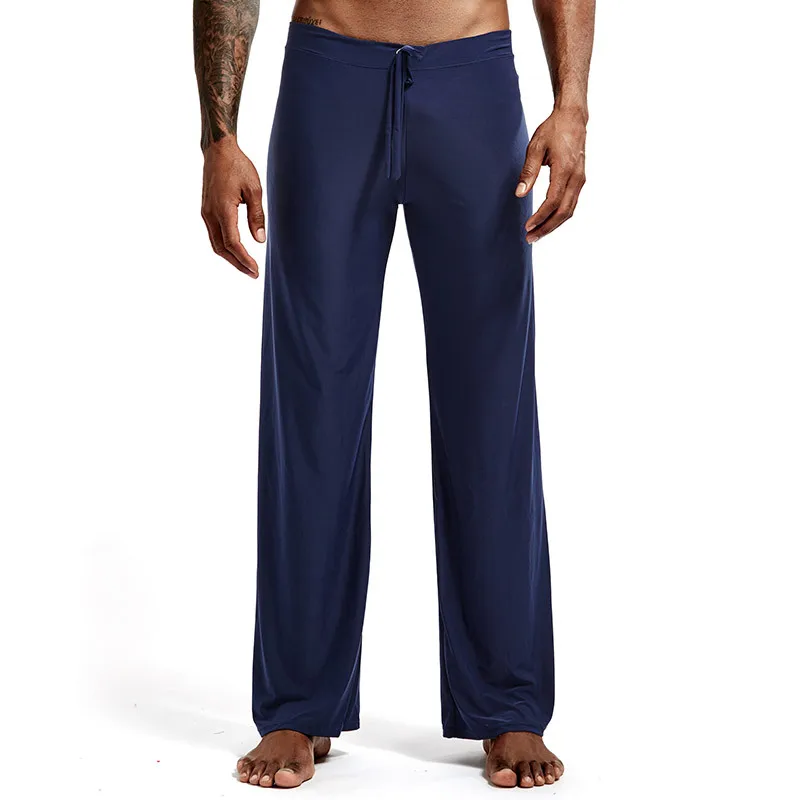 Мужские прямые пижамные штаны WEILUO, Мужские штаны для сна, штаны для отдыха и сна для мужчин, штаны для йоги