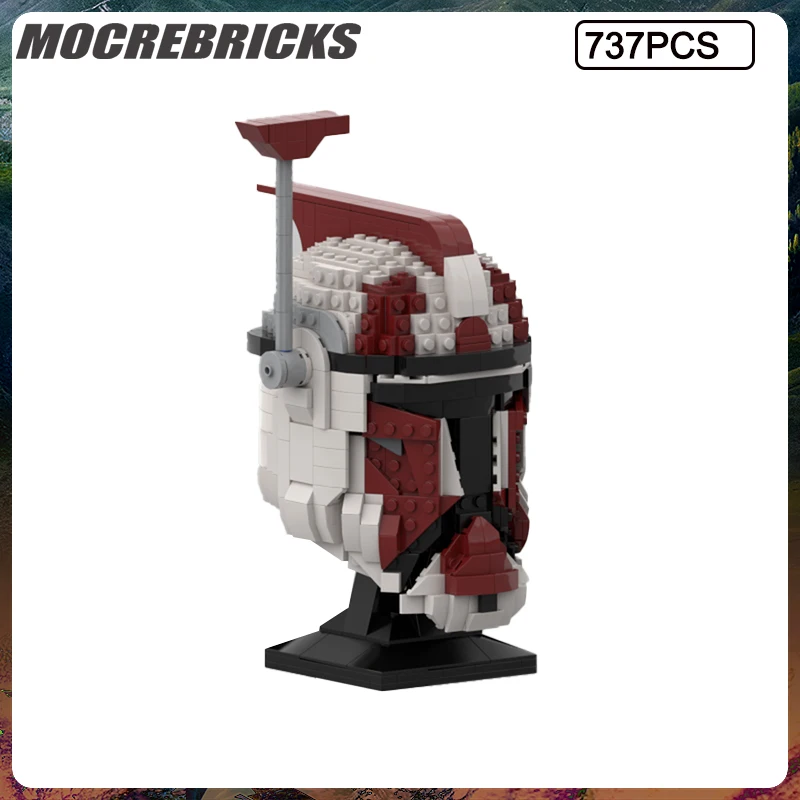 

Space War Helmet Series MOC-96645 Building Blocks Model DIY Bricks Children's Educational Toys Gift 737PCS
