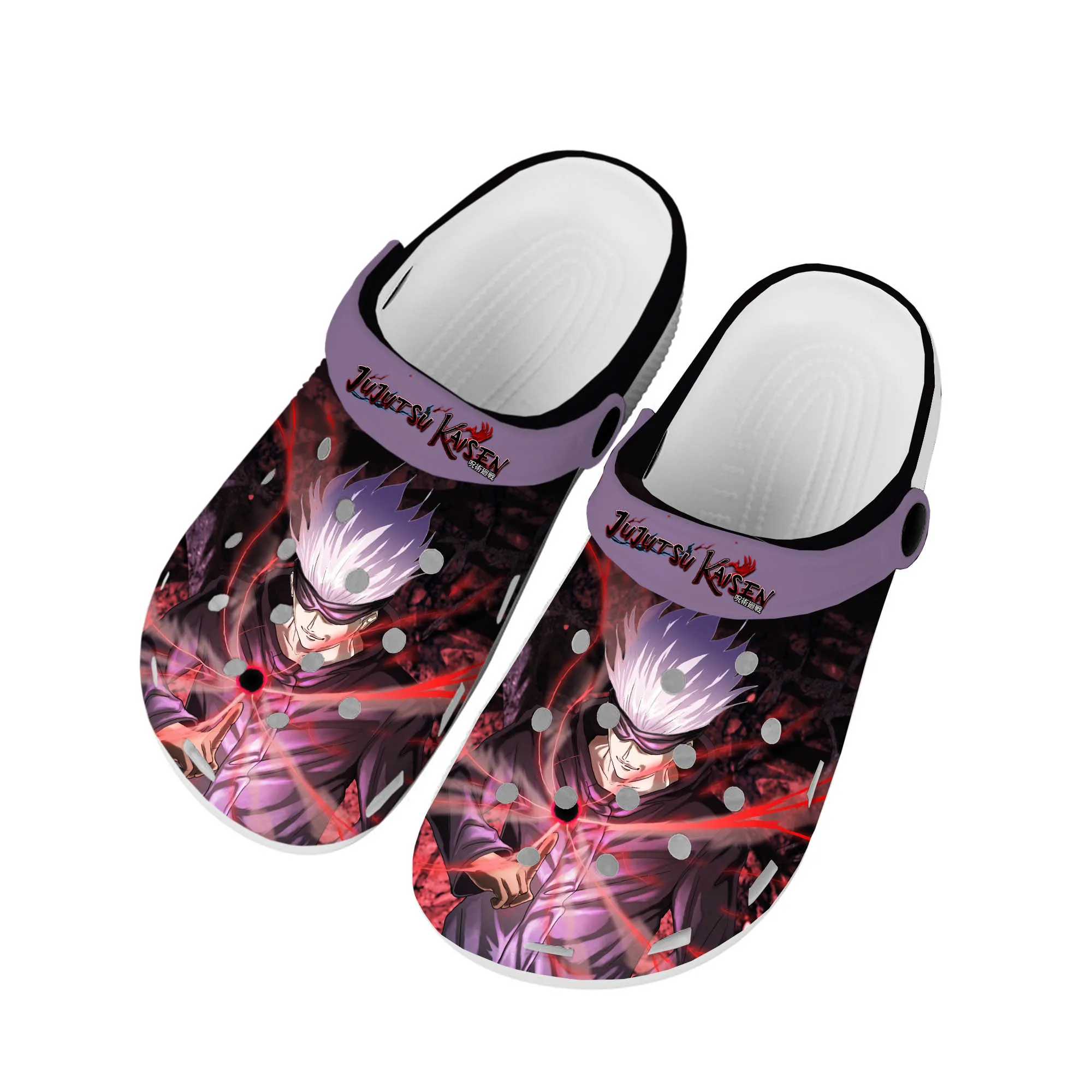

Satoru Gojo Jujutsu Kaisen Home Clogs Custom Water Shoes Men Women Teenager Shoe Garden Clog Beach Hole Slipper Casual Slippers
