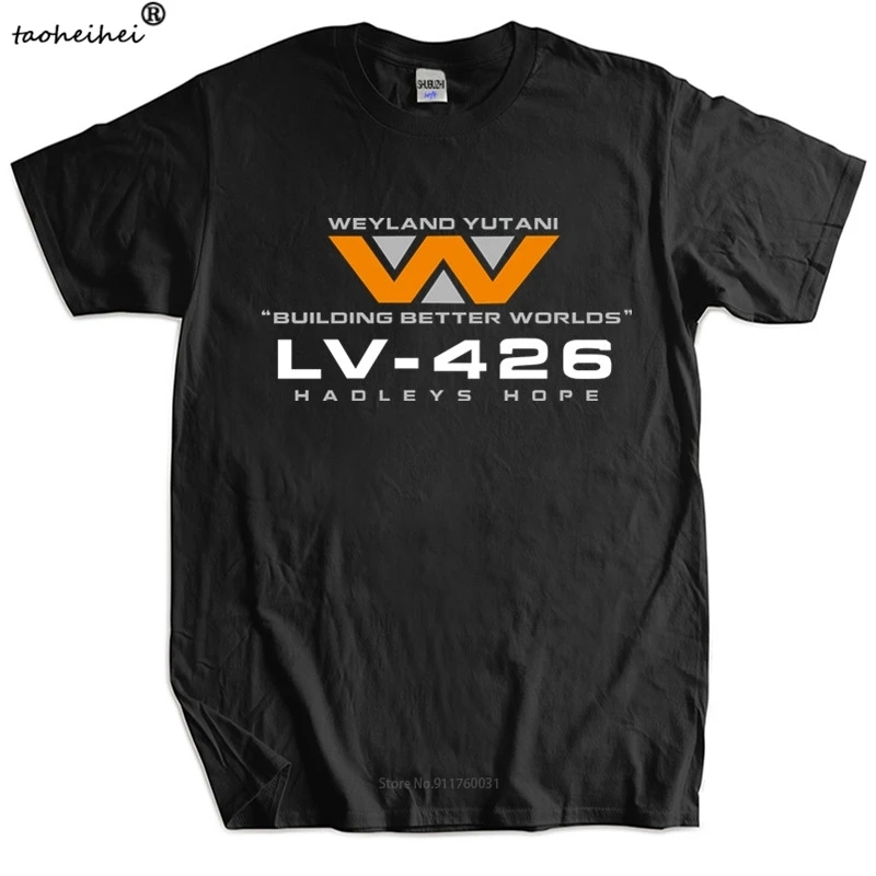 Мужская футболка европейский размер пришельцы бриджи надеюсь ноздро фильм Weyland