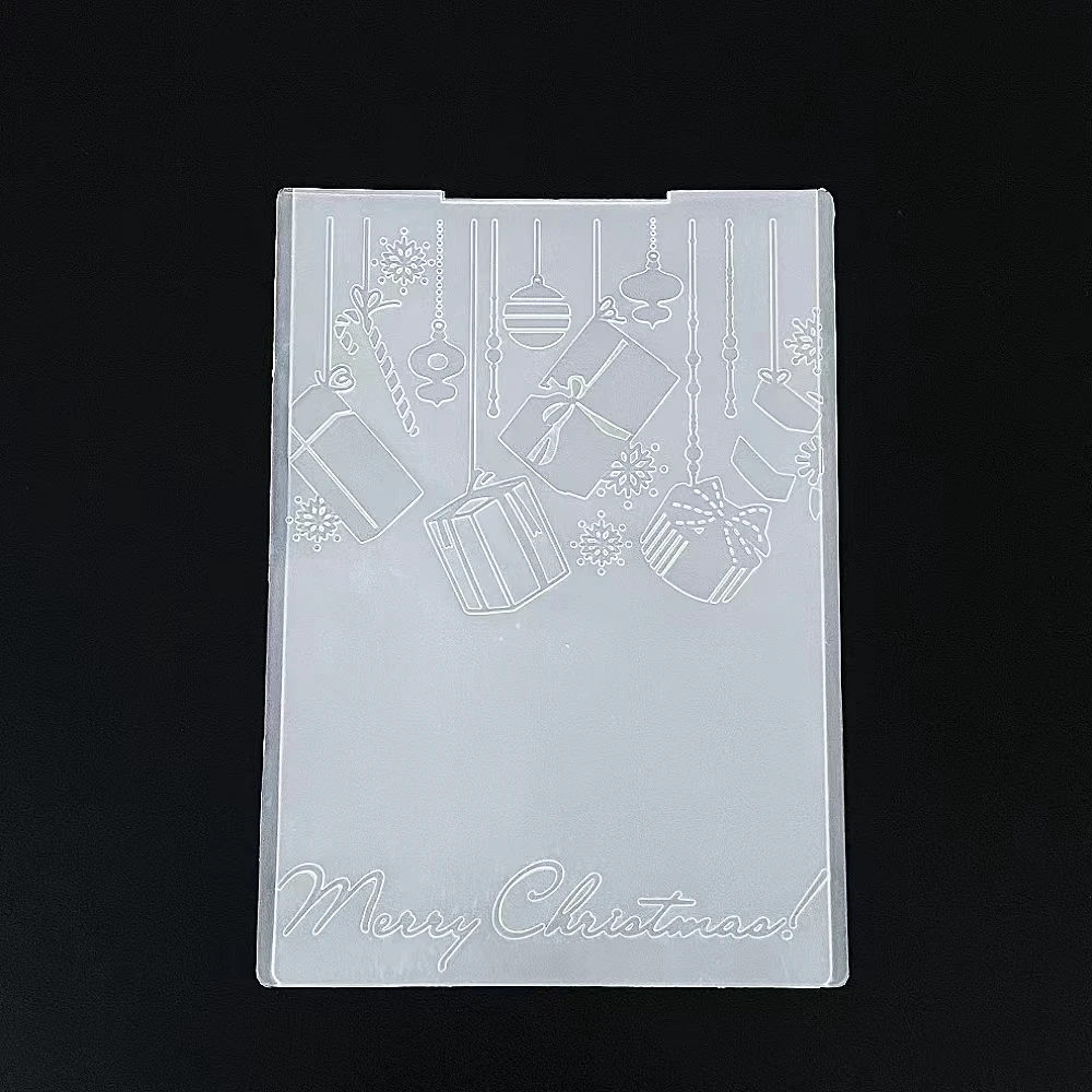 

Christmas Tropical leaves Drawing stencil Embossing Folder for Card Making Floral DIY Plastic Scrapbooking Photo Album Card