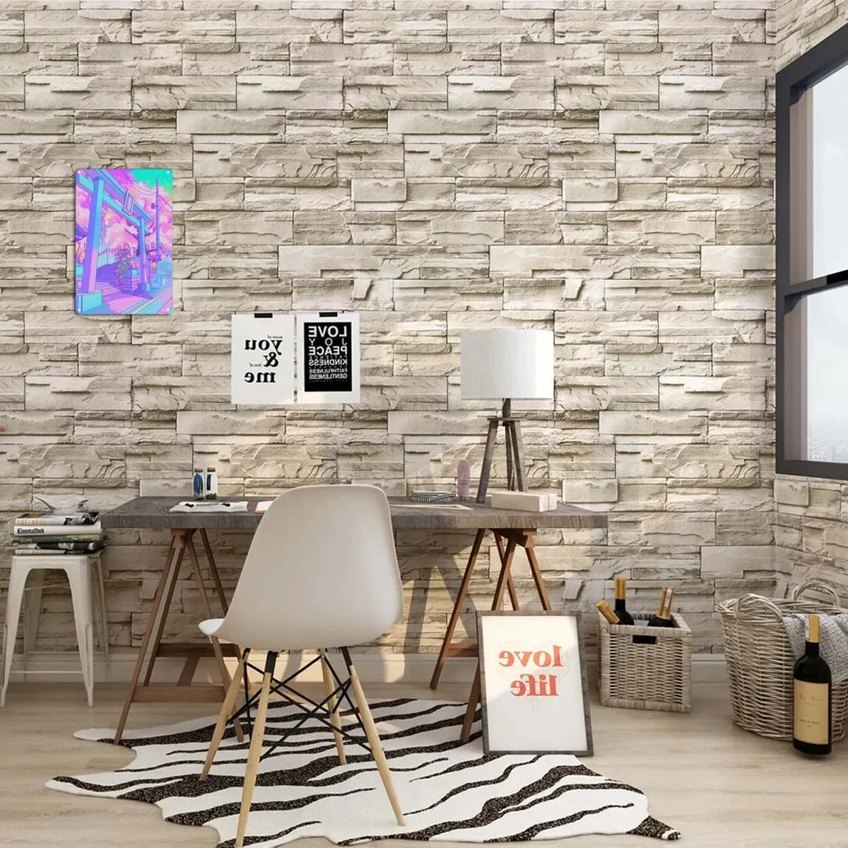 Металлические знаки индивидуальное украшение на стену аниме декор комнаты Inari