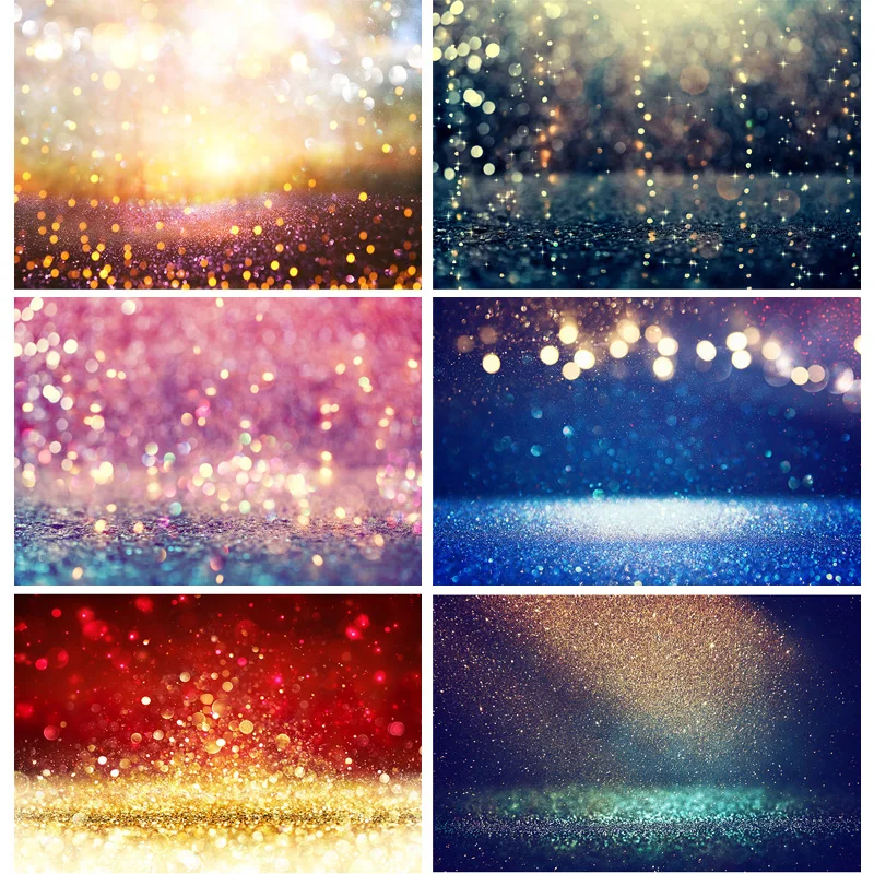 

SHUOZHIKE Art Fabric Photography Backdrops Prop Glitter Facula Light Spot Theme Photography Background 2021318GBT-09