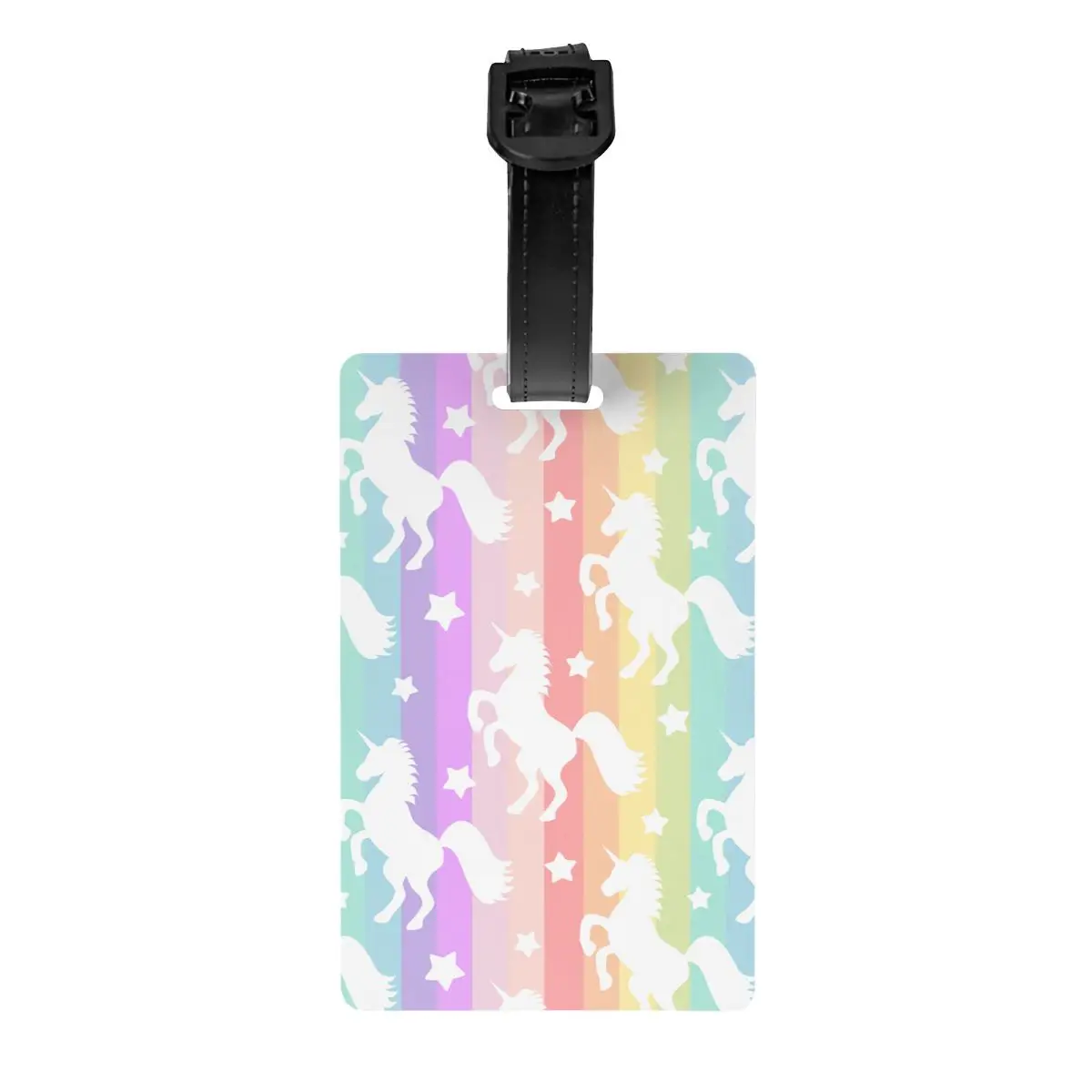 

Милые белые единороги, аксессуары для путешествий, единороги из ПВХ, радужные портативные этикетки, чемодан для багажа, бирка, идентификаци...