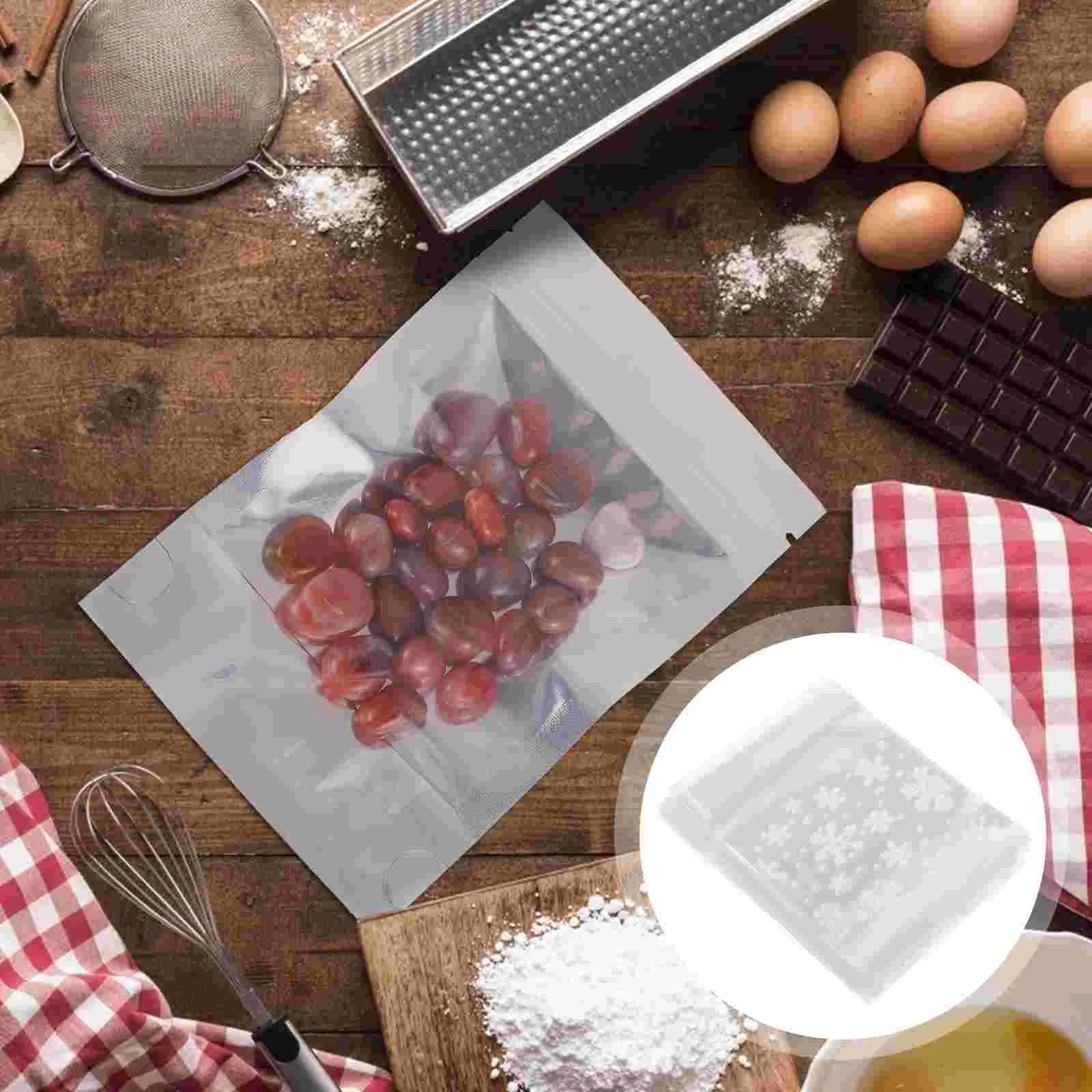 

100pcs Resealable Mask Bags Clear Zip Sealing Bags Food Storage Pouch Bags