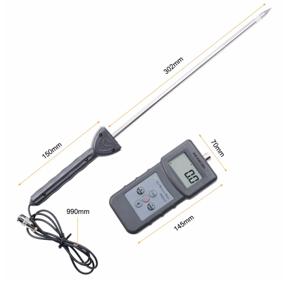 

PMS710 100% New Brand Digital Soil Moisture Meter Test River sand Soil Cement Land plater Sensor Tool