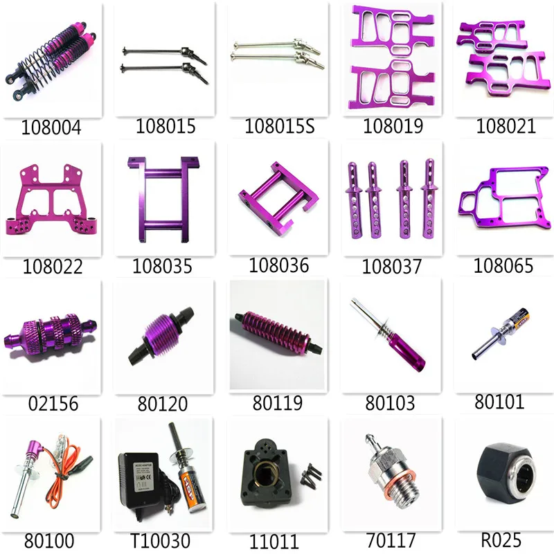 

Запчасти HSP, обновленные аксессуары, алюминиевые металлические детали для внедорожника, монстр-ТРАКА, тибанозавр 94108 1/10 4WD, радиоуправляемая модель автомобиля, Baja