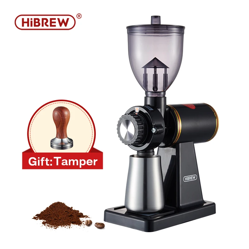 HiBREW 8 Settings Electric Coffee Bean Grinder for Espresso 
