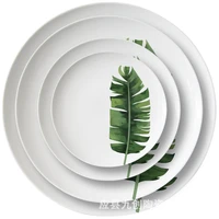 nordic small fresh turtle back bamboo and chinese bone plate from hotel table display board green map red dishes